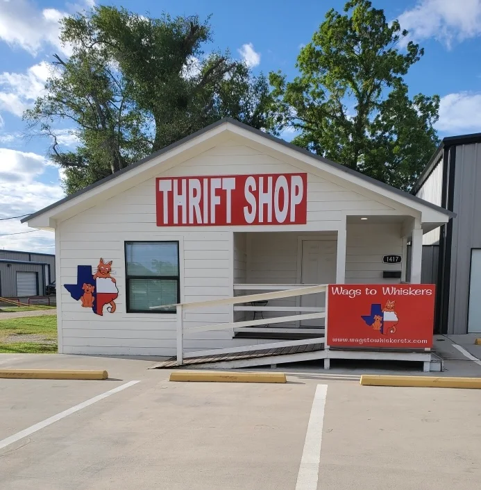 Wags to Whiskers Thrift Shop building at 1417 Northpark Dr, Kingwood TX